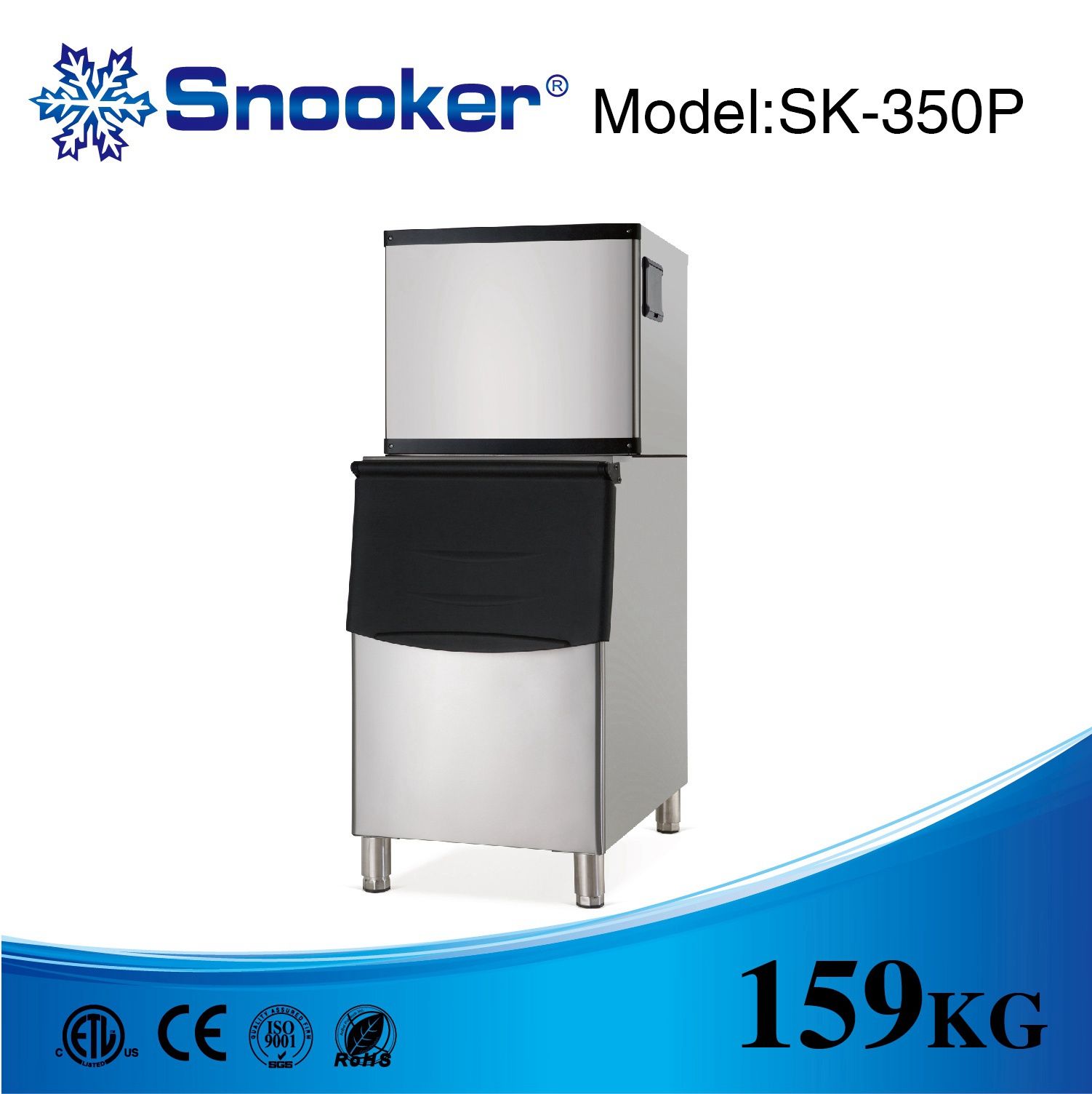 Cube Ice Maker 159kg/24h