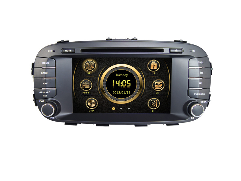 Car Radio with GPS Touch Screen Car Radio for KIA Soul (AST-7106)