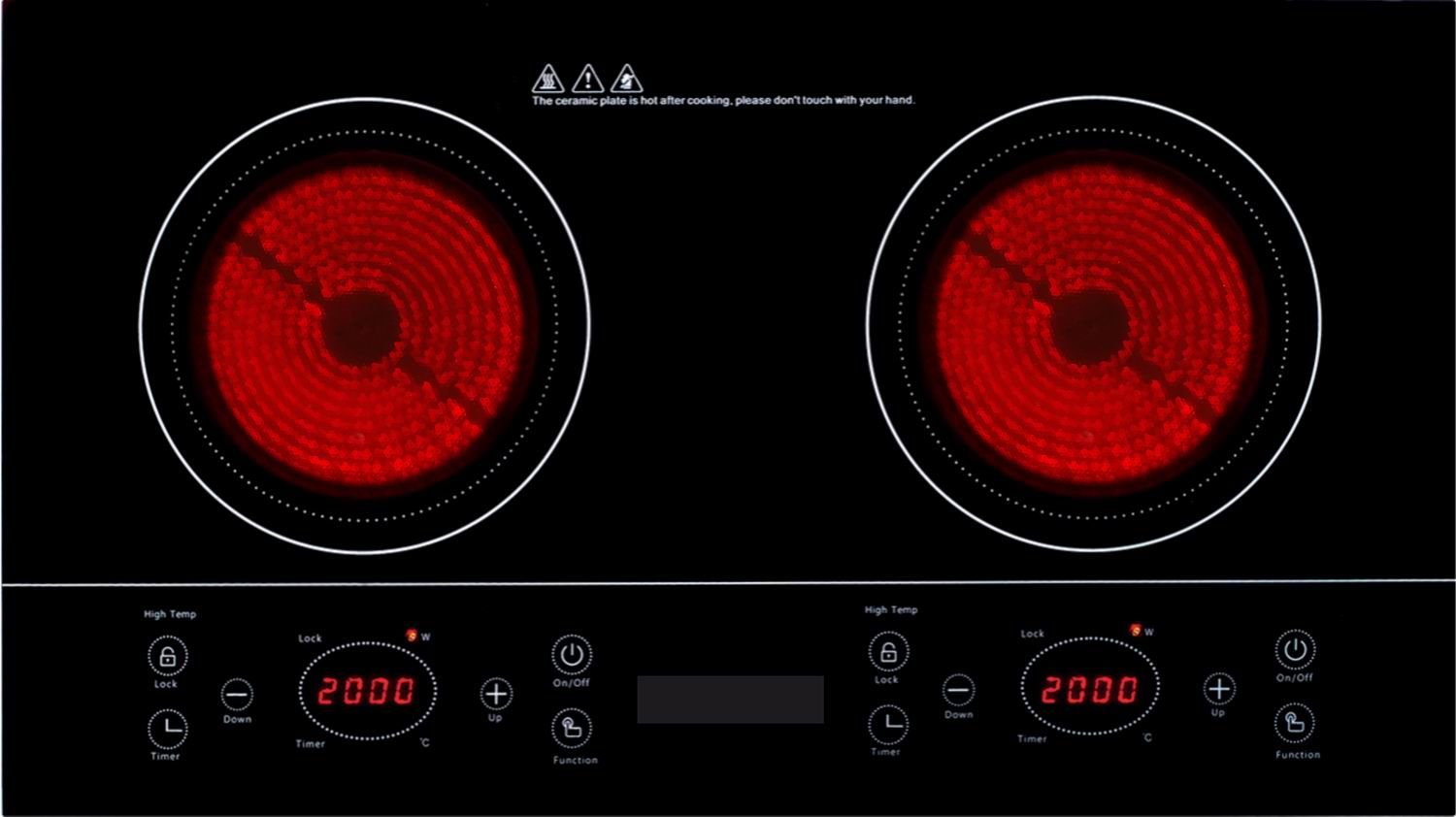 Double Infrared Ceramic Cooker