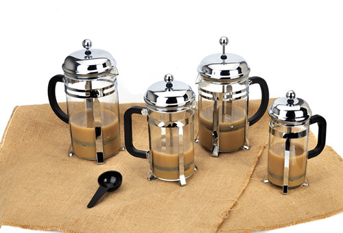 Glass Coffee Maker Glass Tea Pot with Plastic Handle
