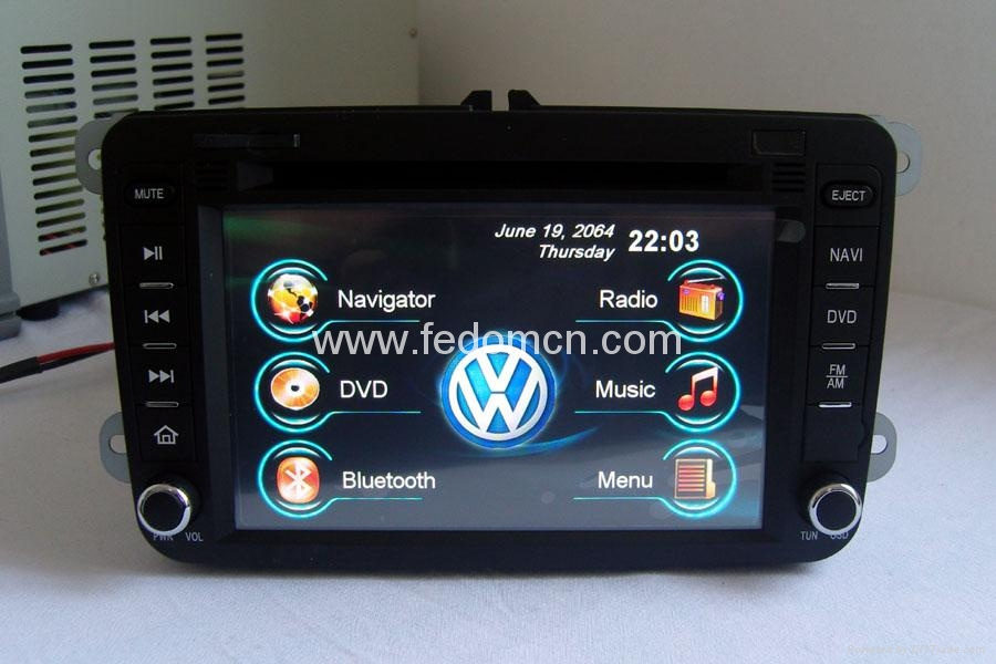 in Dash Car DVD Navigation Player and Multimedia for Vw Tiguan/Golf 6/CC/Passat B6,