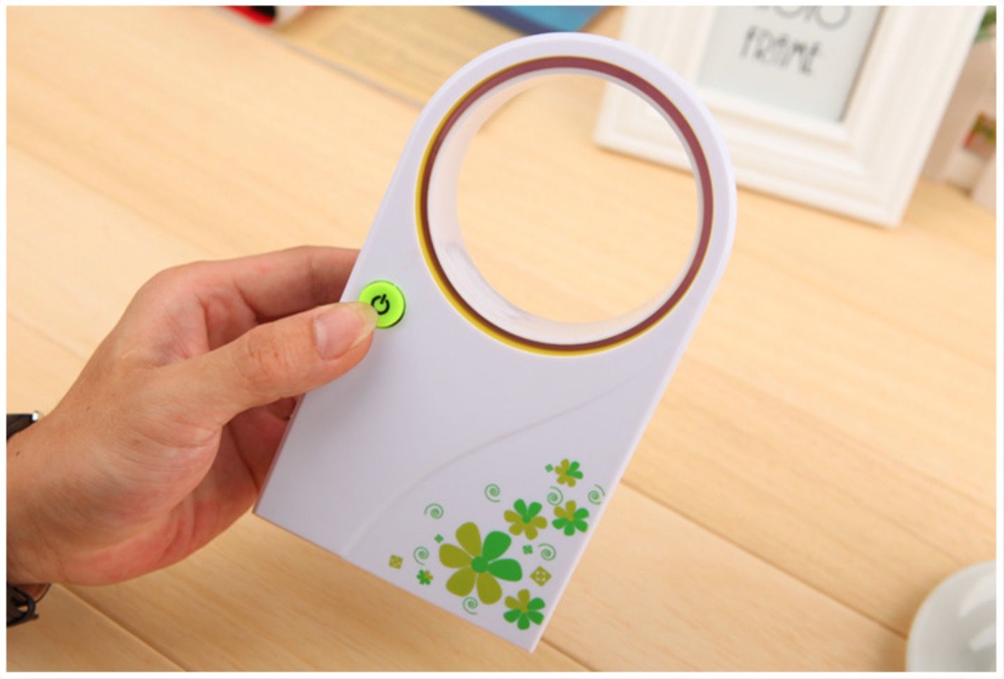 Cute Bladeless Mini USB Fan for Gift