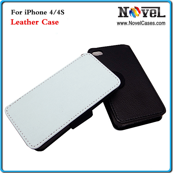 Sublimation Leather Case for iPhone4/4s /Blank Phone Case