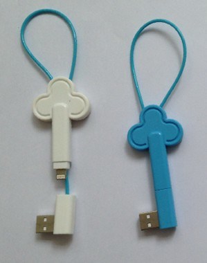 Archaized Key Shape Charging Data Sync Cable