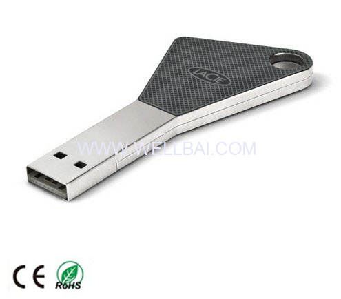 Key Shaped USB Flash Drive with Engraving Logo