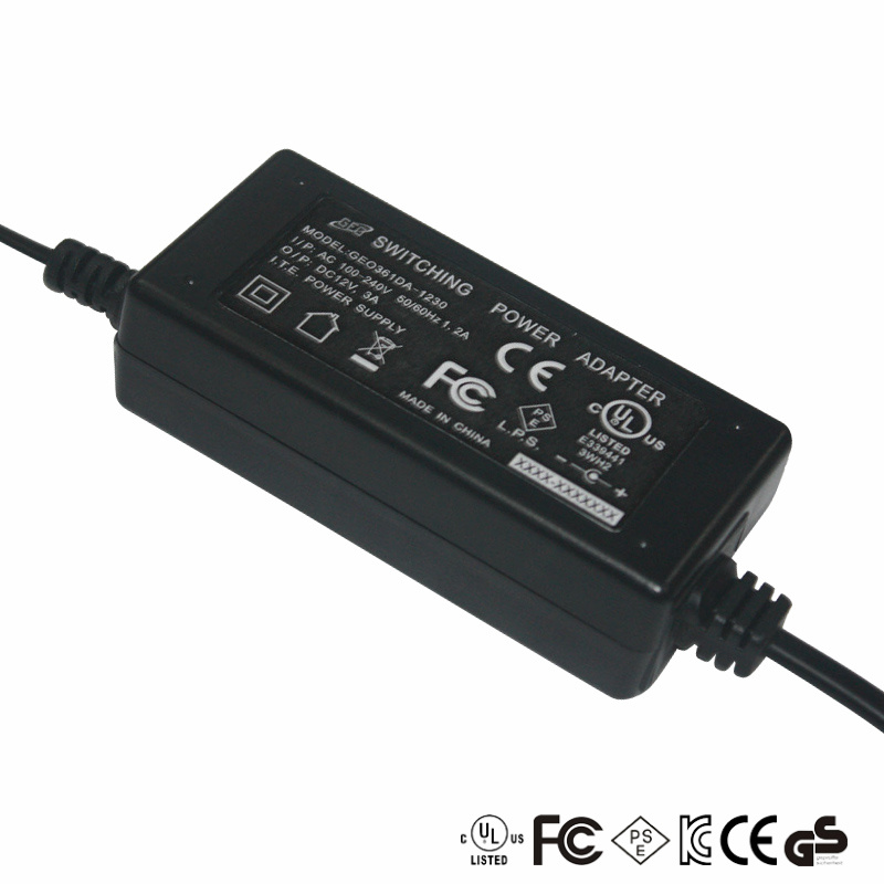 36W Series UL/CE Desk-Top AC Power Adapter (GEO361DA-XXYY-2)