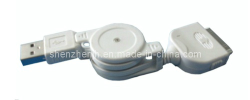 USB2.0 Retractable Cable for iPhone4 4c 4s (JHU233)