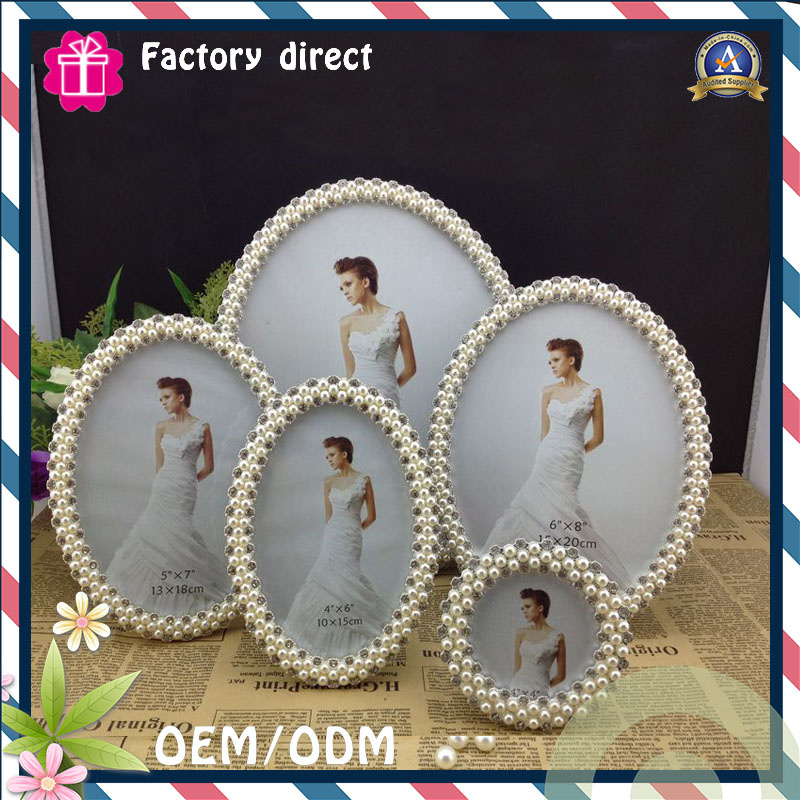 2015 Factory Direct Sale Metal Customer Design Round Photo Frame