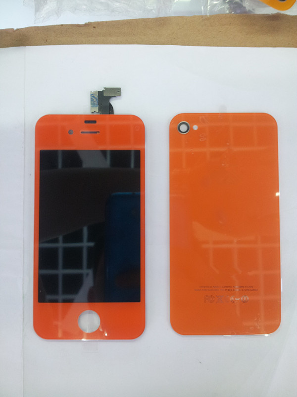 Orange Colorful LCD Screen for iPhone5