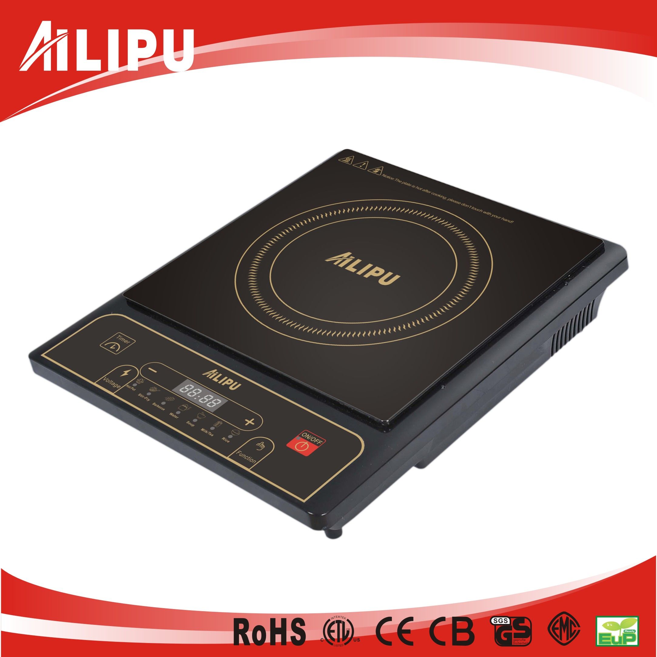 Low Price Push Button Control Induction Cooker Sm-A3b