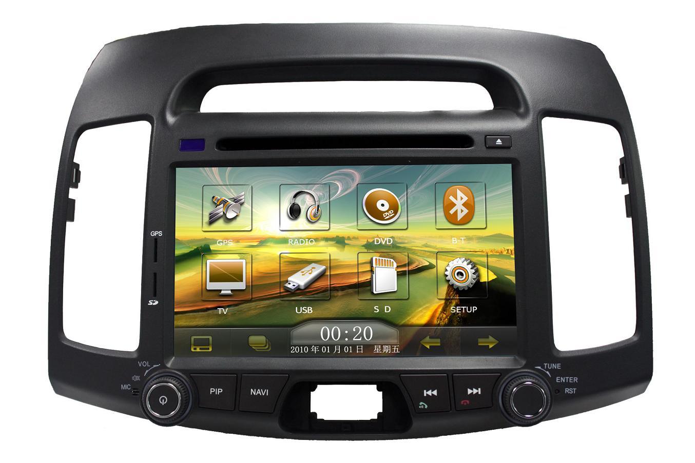 Car DVD Player with Bluetooth Special for Hyundai 8-Inch Elantra (CR-8326E)