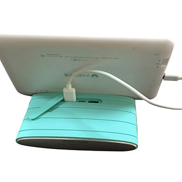 Power Bank Stand, Plug and Play with 8000mAh Battery