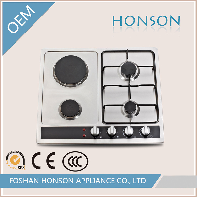 Two Hotplate and Two Burners Gas Hob Gas Cooker