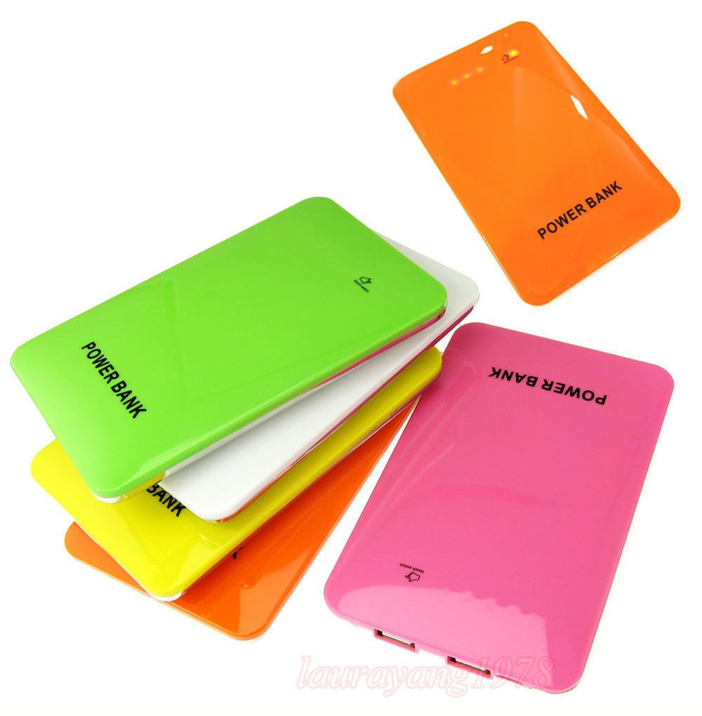 10000mAh Slim Thin Aluminum USB External Battery