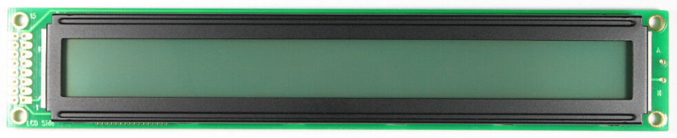 16X1 Character LCD Display 146X23mm