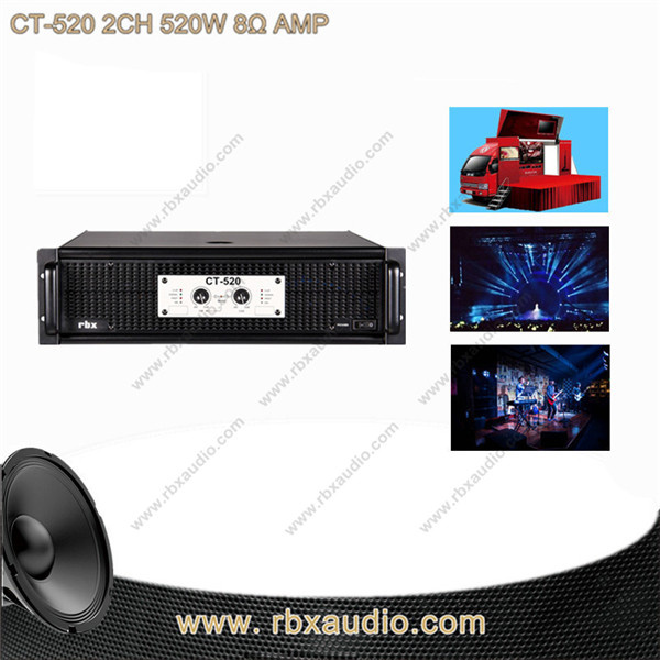 CT-520 2CH 520W 8 Ohms Class H DSP Karaoke Processor