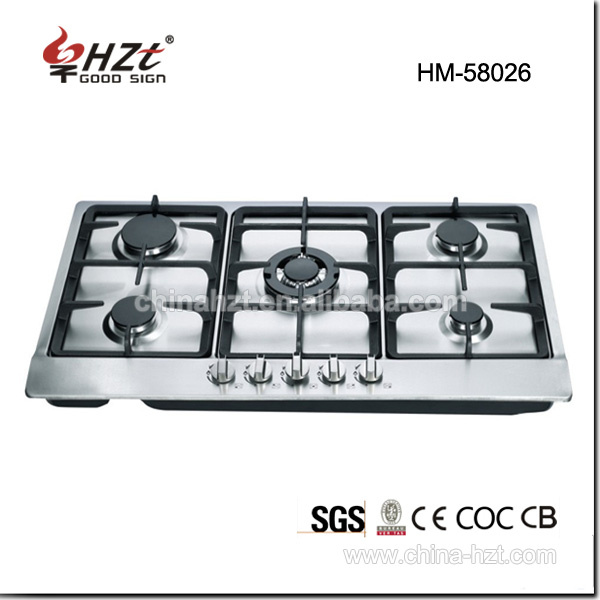 Best Selling Free Standing 5 Burner Gas Cooker