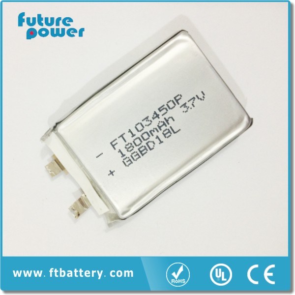 Polymer for Digital Photo Frame 3.7V 1800mAh Li-ion Battery