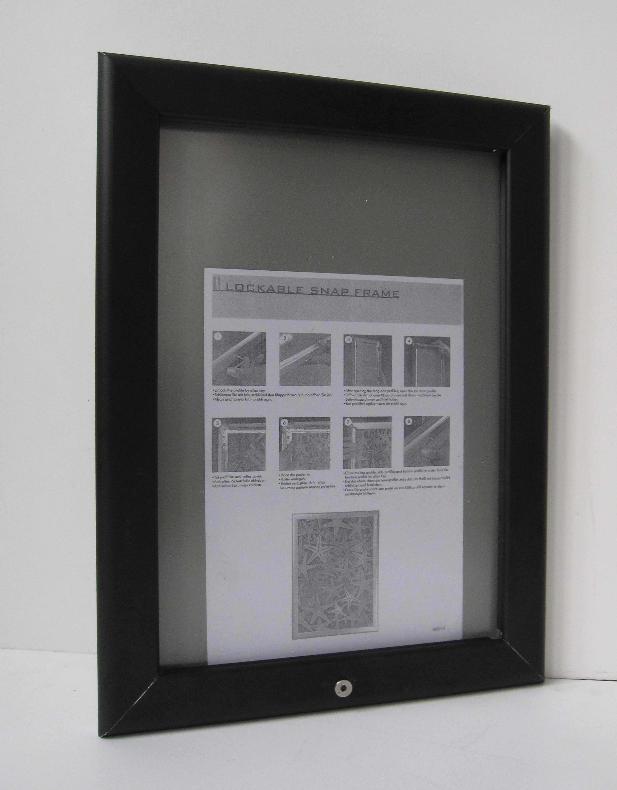 32mm Aluminum Lockable Clip Frame