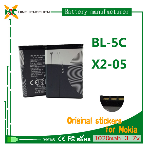 Original Mini Lithium Battery for Nokia C2-08 X2-01 X2-02 X2-05
