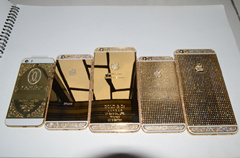 Gold Housing for iPhone 6 iPhone 6plus iPhone 5 5s 24k Gold-Plating