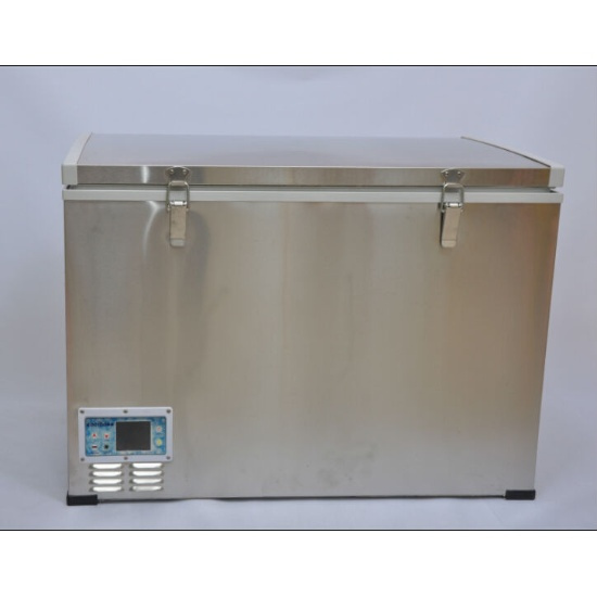 DC Compressor Refrigerator with DC12/24V, AC Adaptor (100-240V) for Car, Yacht, Home Use
