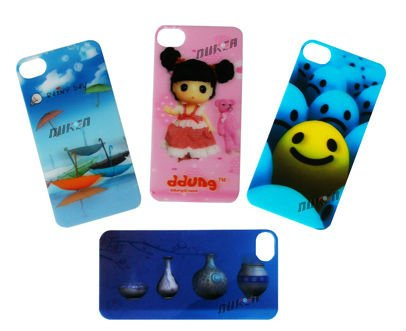 3D Effect Printing Lenticular Mobile Phone Sticker