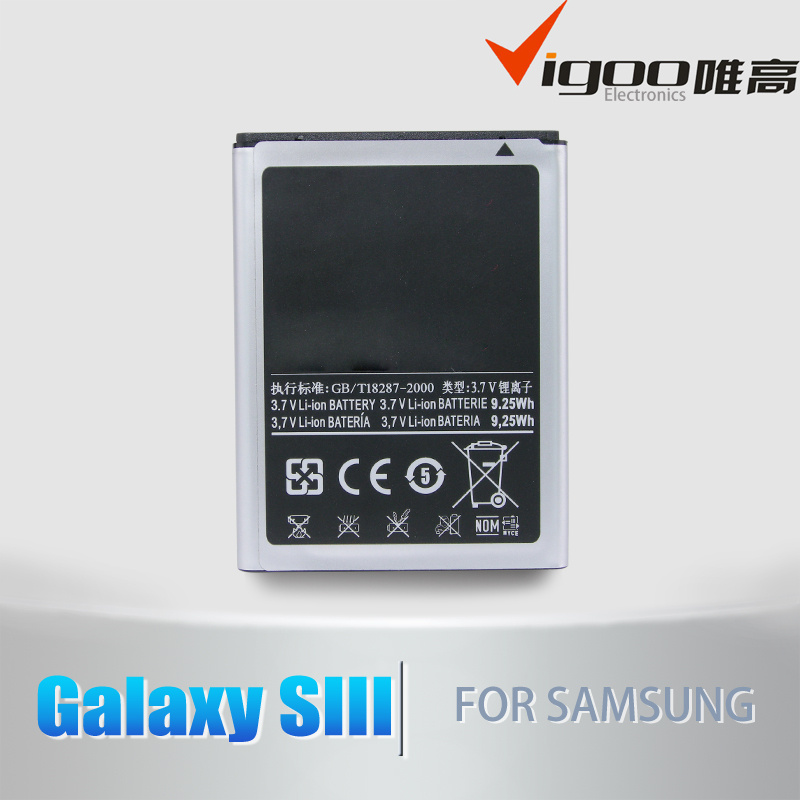 Manufacture Eb-L1g6llu Mobile Phone Battery for Samsung Galaxy S3 I9300 S4 I9500