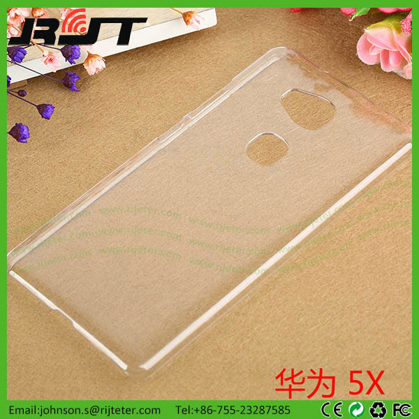 High Transparent PC Cell Phone Case Cover for Huawei 5X (RJT-A039)