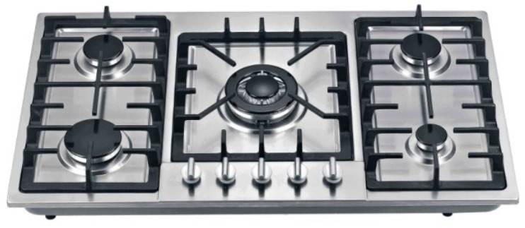 New Model 5 Burners Stainless Steel Top Gas Stove