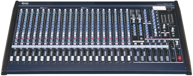 PRO DJ Mixing Console, PA Audio Mixer Mg24-14fx
