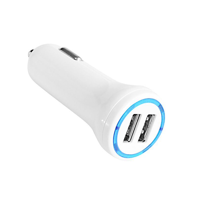 Portable Dual USB Port Mobile Phone Car Charger