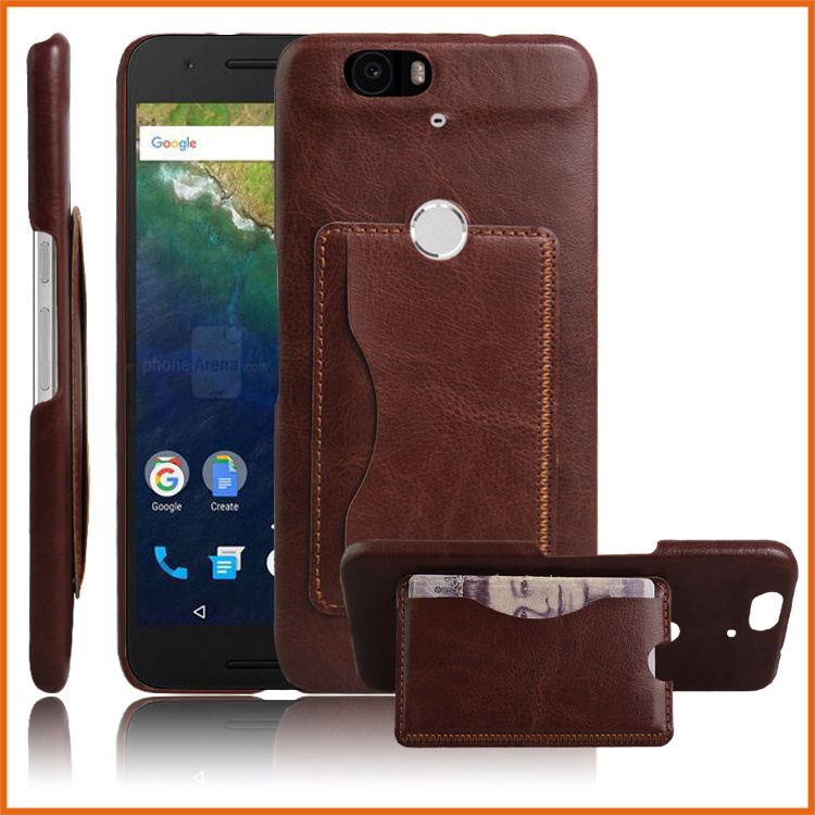 Flip Leather Mobile Phone Case for Google Nexus 6p