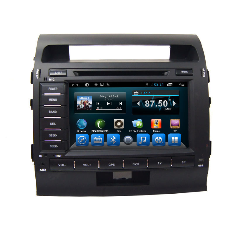 Car Navigation System with GPS DVD Touchscreen for Toyota Land Cruiser