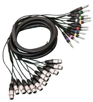 Audio Cables for Use in Microphone and Mixer