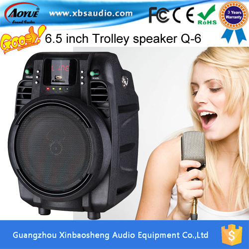 6.5-Inch Portable Plastic Active Speaker Bluetooth with USB Interface