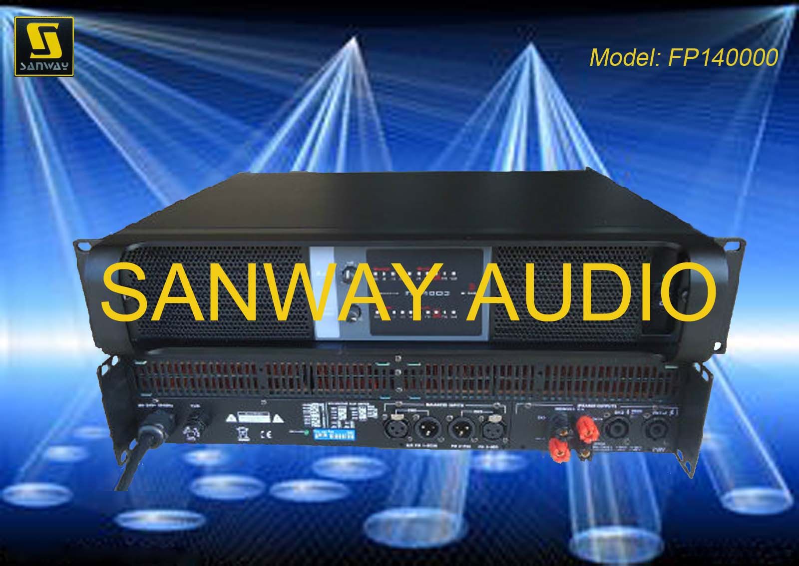 2CH Professional Audio Mixer Amplifiers Fp14000