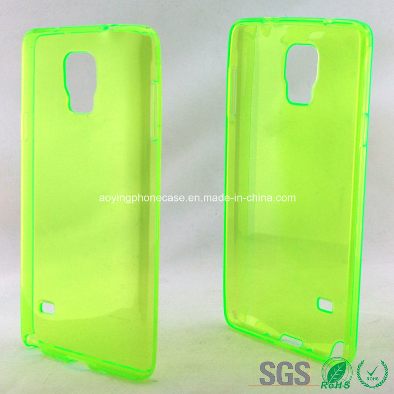 Popular Transparent TPU Mobile Phone Case for Samsung Galaxy Note4/N910
