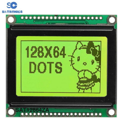 128*64dots Graphic Type Stn LCD Display (Size: 93*70mm)