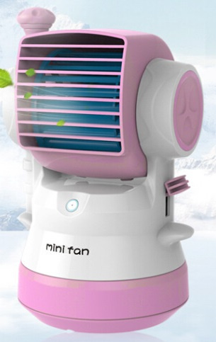 USB Mini Fan Mist Humidifier Spray Fan