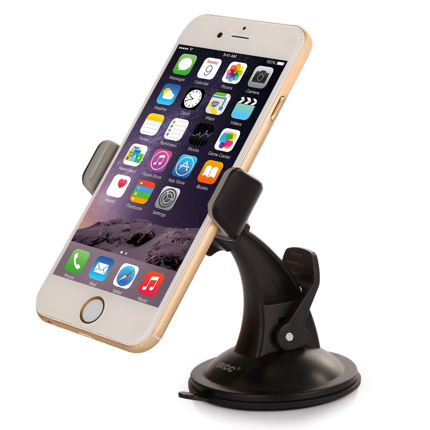 Universal 360 Degree Swivel Car Mount Holder Stand Kit