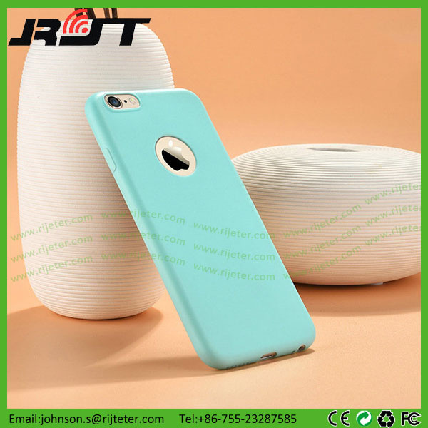 Beautiful Candy Colors Light Scrub Cell/Mobile Phone Case for iPhone6 Plus (RJT-0262)