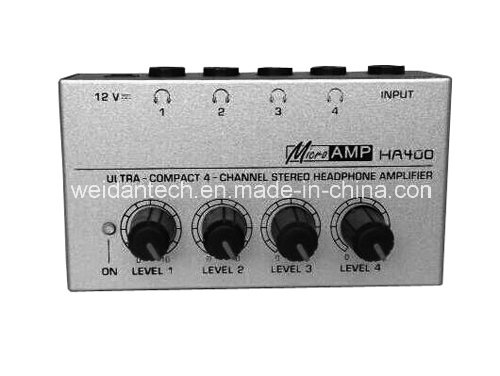 Ultra-Compact 4 Channel Stereo Headphone Amplifier