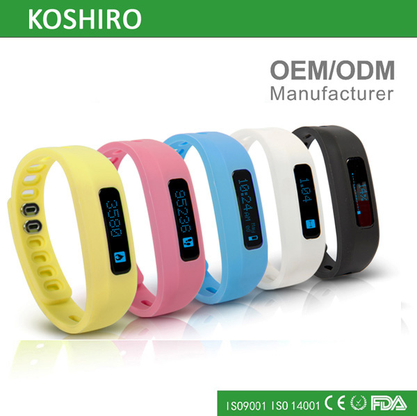 OLED Pedometer Bracelet Smart Wrist Watch