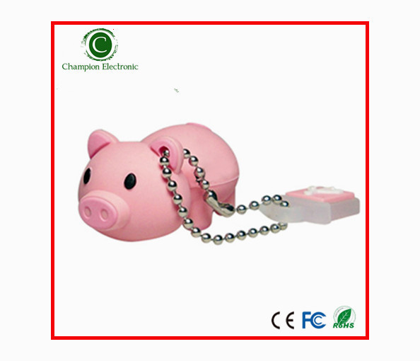 Novelty PVC Pig USB Flash Drives