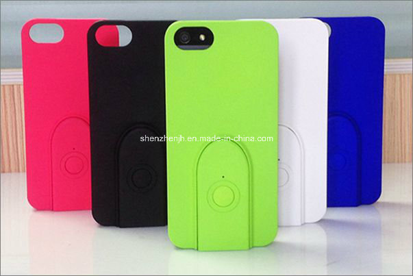 PC Material Mobile Phone Case for iPhone 5s with Fashionable Design Bluetooth Wireless Shutter Selfie (JH-N119)