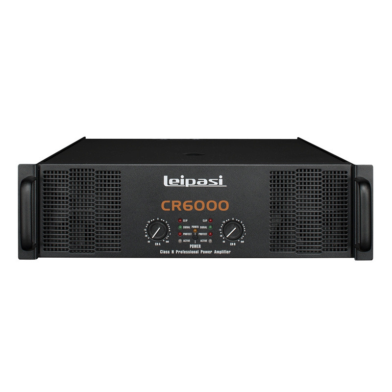 3u Height 650W Professional Power Amplifier Cr6000