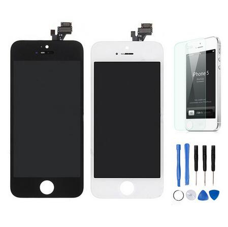 a+++ Quality LCD Display Touch Screen Digitizer Full Assembly for iPhone5 5s 5c Complete Screen Replacement & Free Shipping