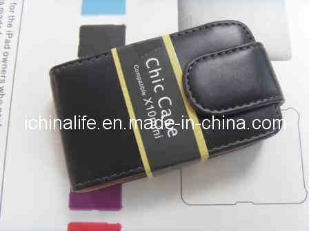 Leather Case for Sony Ericsson X10 Mini