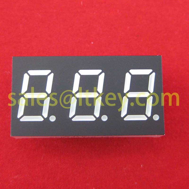 0.36 Inch 3 Digits 7 Segment LED Display